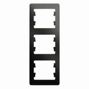 SE Glossa Антрацит Рамка 3-я, вертикальная GSL000707