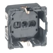 Legrand Celiane Мех Розетка с/з с защ. штор., безвинт зажим 2 мод 067153