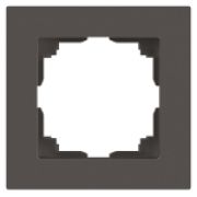 6-501-09  Рамка для розеток и выключателей Intro Accent 6-501-09 на 1 пост, СУ, титан