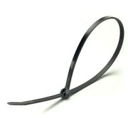 Стяжки нейлоновые с металлическим зубом КСЗ 3х100 черные