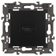 ЭРА 14-3114-05 Elegance Антрацит Розетка HDMI
