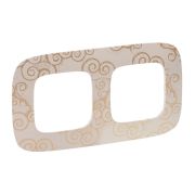 Legrand Valena ALLURE Нарцисс золото Рамка 2-ая