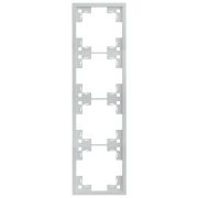 Рамка 4-ая Standart серебро 35840 SV