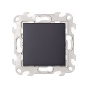 Simon 24 Графит Одноклавишный кнопочный выключатель