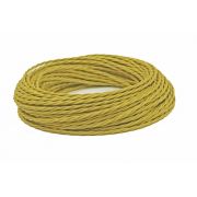 Провод ретро витой ТВ+КОМП песочное золото