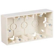 Simon 15 Бежевая Коробка 2-ая для наружного монтажа