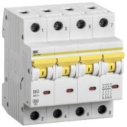 IEK KARAT Автоматический выключатель ВА47-60M 4Р 63А 6кА B.