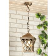 Светильник уличный подвесной Cassiopeya H черное золото