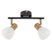Arte Lamp A3117PL-2BK FALENA Светильник-спот потолочный