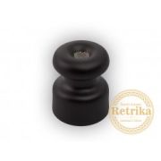 Retrika Изолятор керамический черный матовый RI-02209