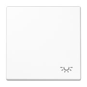 JUNG LS 990 Белая Клавиша 1-ая с символом ОСВЕЩЕНИЕ