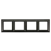 JUNG EcoProfi Standart Черный матовый Рамка 4-ая
