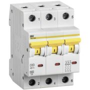 IEK KARAT Выключатель автоматический ВА47-60M 3Р 63А 6кА С.