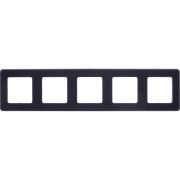 Legrand/Daccord INSPIRIA Антрацит Рамка - 5 постов