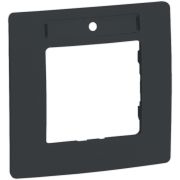 Legrand Etika Антрацит Рамка 1-ая с держателем для маркировки антрацит