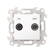 Simon 24 Белая Розетка TV-SAT одиночная