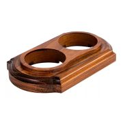 Рамка 2-местная дерево «Элегант», темный дуб