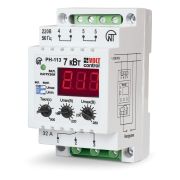 Новатек-Электро Реле напряжения РН-113 220В 32А индикация, отключение контроля Uмин и Uма 3425600113