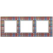 ЭРА 14-5103-00 Elegance Прозрачный/бел Стекло Рамка 3-ая