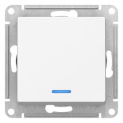 Systeme Electric AtlasDesign Лотос Переключатель 1-клавишный с подсветкой, сх.6а, 10АХ, механизм