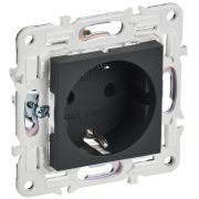IEK SKANDY Графит Розетка с/з с защитными шторками 16А SK-R04G.