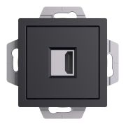 Systeme Electric AtlasDesign Карбон Розетка HDMI, механизм