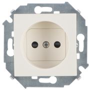 Simon 15 Бежевая Розетка б/з, со шторками, 16А, 250В, винт.зажим