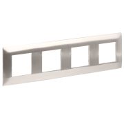 IEK SKANDY Металл Никель Рамка 4-ая SK-F34N.