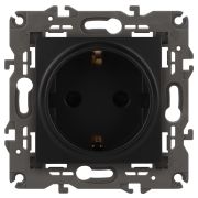 ЭРА 14-2101-05 Elegance Антрацит Розетка с/з