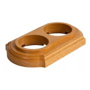 Рамка 2-местная дерево «Элегант», без тонировки