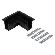 TRM-R20-CC-B Коннектор угловой для встраиваемого шинопроводамм 110х75х110мм черный ЭРА