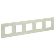 IEK SKANDY Стекло Бежевый Рамка 5-ая SK-F25B.