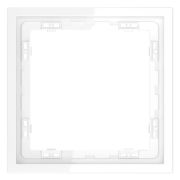 Рамка пластиковая VOLTUM S70 на 1 пост, (белый глянцевый)