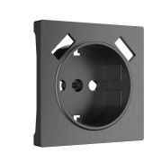 W1179504/ Накладка для розетки USB (графит рифленый)