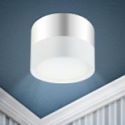 Подсветка ЭРА OL7 GX53 WH/CH Накладной под лампу Gx53, алюминий, цвет белый+хром