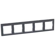 Legrand Valena Ноктюрн/Серебро Рамка 5-ая горизонт.