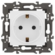 ЭРА 14-2101-01 Elegance Белый Розетка с/з