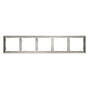 Рамка пластиковая VOLTUM S70 на 5 постов, (кашемир)