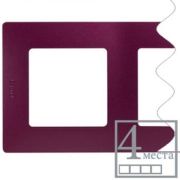 Legrand Etika Сливовый Рамка 4-ая 672564