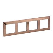 Legrand Valena LIFE Медь Рамка 4-ая
