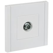 IEK FORTE&PIANO Белый Розетка TV проходная FP229.