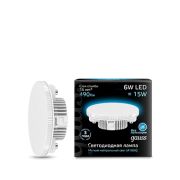 Лампа Gauss LED GX53 6W 490lm 4100K 108008206