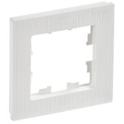 BRITE Рамка 1-мест. РУ-1-Бр белый рифленый IEK