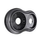 Рамка 2-местная дерево «Аврора» венге