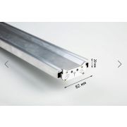 Алюминиевый профиль SWG Pro встраиваемый в нат.потолок CAT35, 2м (с поликарб. экраном и заглушками)