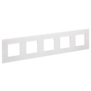 IEK SKANDY Стекло Арктический белый Рамка 5-ая SK-F25W.