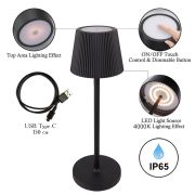 Arte Lamp A1616LT-1BK FUYUE Настольная лампа беспроводная LED  IP65 LED