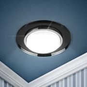 ЭРА DK80 BK Светильник под лампу GX53 220V, Ф125/85мм 15W металл Б0019577