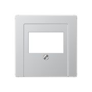 JUNG A 500 Крышка для аудиорозеток/USB розеток алюминий A569PLTAL