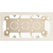 Simon 24 Слоновая кость Коробка монтажная для накладного монтажа на 2 модуля